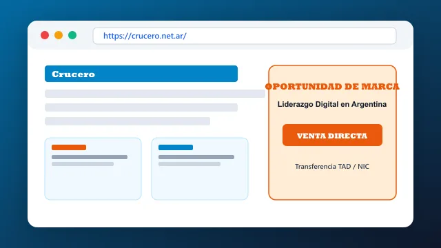 Modelo de aplicación comercial y proyectos digitales para crucero.net.ar
